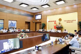 Chủ tịch Quốc hội Trần Thanh Mẫn phát biểu. (Ảnh: Doãn Tấn/TTXVN)