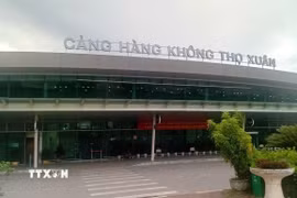 Cảng hàng không Thọ Xuân (Thanh Hóa). (Ảnh: Nguyễn Nam/TTXVN)