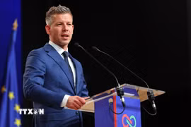 Thủ tướng Peter Magyar. (Ảnh: THX/TTXVN)