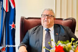 Chủ tịch Quốc hội New Zealand Gerry Brownlee. (Ảnh: Việt Đức/Vietnam+)