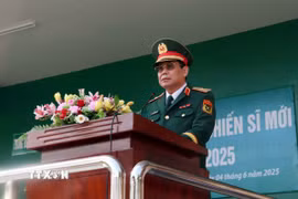 Thiếu tướng Đặng Văn Lẫm. (Ảnh: Xuân Khu/TTXVN)