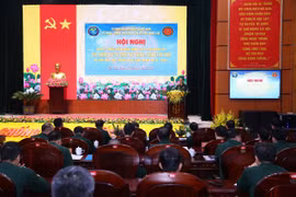 Hội nghị sơ kết thực hiện Nghị định số 81/2019/NĐ-CP của Chính phủ về phòng, chống phổ biến vũ khí hủy diệt hàng loạt giai đoạn 2019-2024. (Ảnh: Văn Điệp/TTXVN)