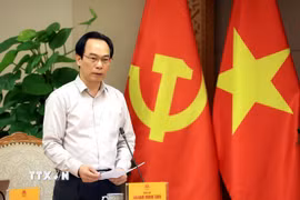 Bộ trưởng Bộ Giáo dục và Đào tạo Hoàng Minh Sơn (Ảnh: Tuấn Anh/TTXVN)