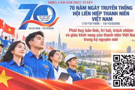Triển lãm trực tuyến 70 năm Ngày truyền thống Hội Liên hiệp Thanh niên Việt Nam