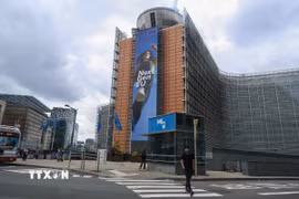 Trụ sở Ủy ban châu Âu tại Brussels, Bỉ. (Ảnh: THX/TTXVN)