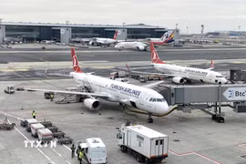Sân bay Istanbul (Thổ Nhĩ Kỳ). (Ảnh: Ngọc Duy/TTXVN)