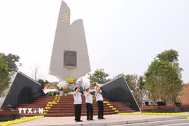 Di tích Quốc gia Đặc biệt Bến tàu không số K15 tại phường Đồ Sơn, thành phố Hải Phòng- Dấu tích thiêng liêng gắn liền với Đường Hồ Chí Minh trên biển. (Ảnh: Mạnh Minh/TTXVN)