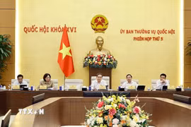 Chủ tịch Quốc hội Trần Thanh Mẫn phát biểu. (Ảnh: Doãn Tấn/TTXVN)