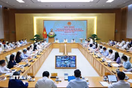 Hội nghị triển khai thực hiện Chương trình mục tiêu quốc gia phát triển văn hóa-xã hội, nông thôn, dân tộc và miền núi giai đoạn 2026-2035. (Ảnh: Dương Giang/TTXVN)