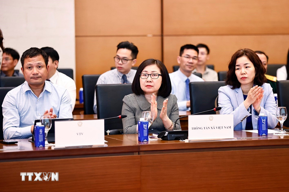 Đại biểu dự cuộc họp tổng kết.(Ảnh: Doãn Tấn/TTXVN)