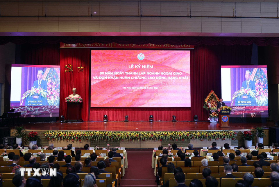 Tổng Bí thư Tô Lâm phát biểu. (Ảnh: Thống Nhất/TTXVN)