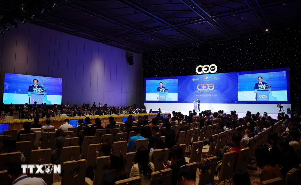 Chương trình CEO500-TEA CONNECT. (Ảnh: Dương Giang/TTXVN)