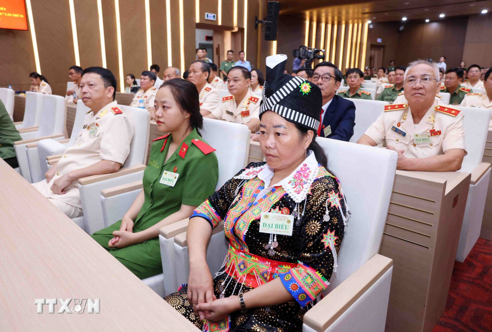 Các đại biểu tham dự buổi gặp mặt. (Ảnh: Phạm Kiên/TTXVN)