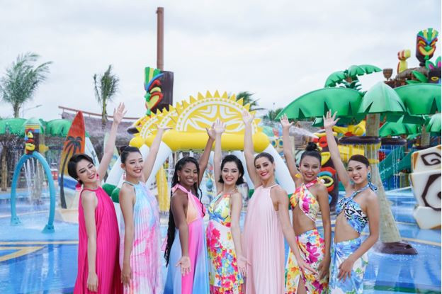 Các hoa hậu khám phá đại lộ shophouse NovaWorld Ho Tram ảnh 7