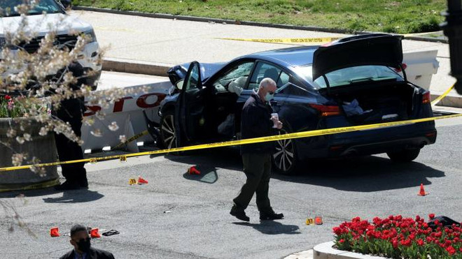 Phản ứng của giới chức Mỹ sau vụ đâm xe bên ngoài Nhà Quốc hội ảnh 1