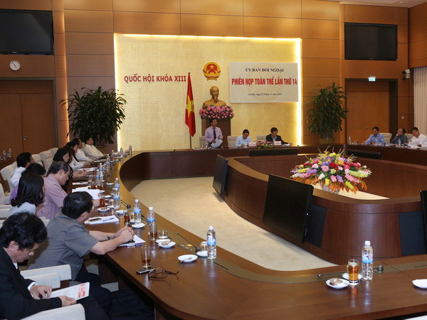 Ủy ban Đối ngoại Quốc hội họp phiên toàn thể lần thứ 14 ảnh 1