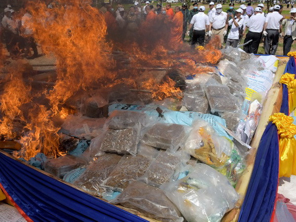 Hải quan Trung Quốc thu giữ hơn 15 tấn ma túy từ năm 2014 ảnh 1