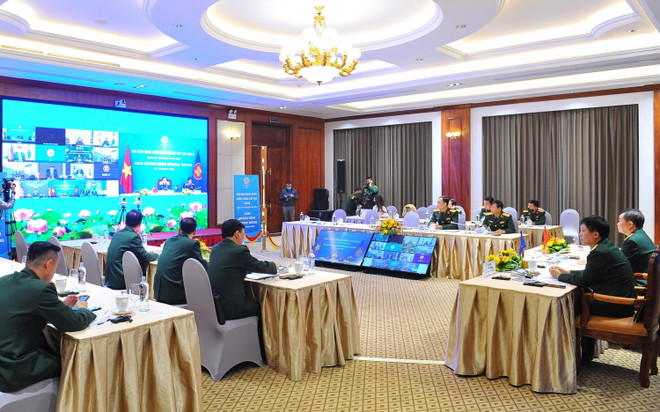 Hội nghị trực tuyến Quan chức Quốc phòng cấp cao ASEAN ảnh 1