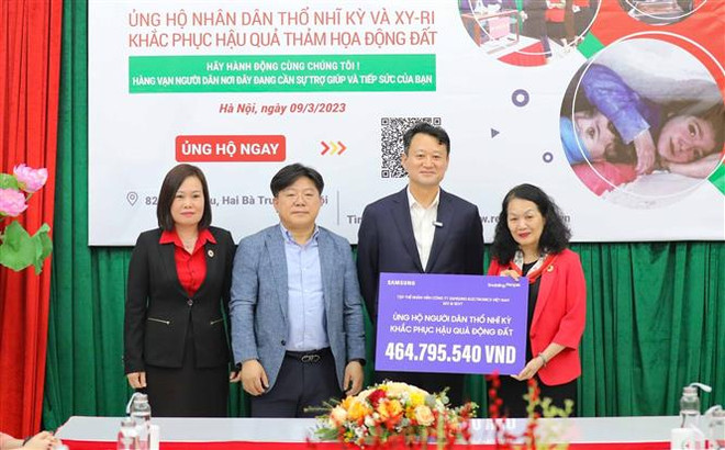 Hỗ trợ bước đầu 200.000 USD giúp người dân Thổ Nhĩ Kỳ và Syria ảnh 2