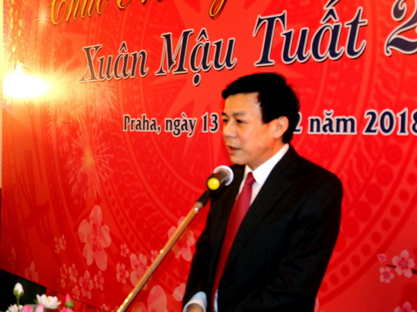Tết Đoàn viên ấm cúng tại Đại sứ quán Việt Nam ở Cộng hòa Séc ảnh 1