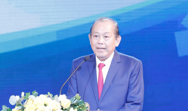 Phó Thủ tướng Thường trực Trương Hòa Bình. (Ảnh: Trần Việt/TTXVN) Ngân hàng Nhà nước cần tiếp tục đẩy mạnh cải cách thủ tục hành chính ảnh 1