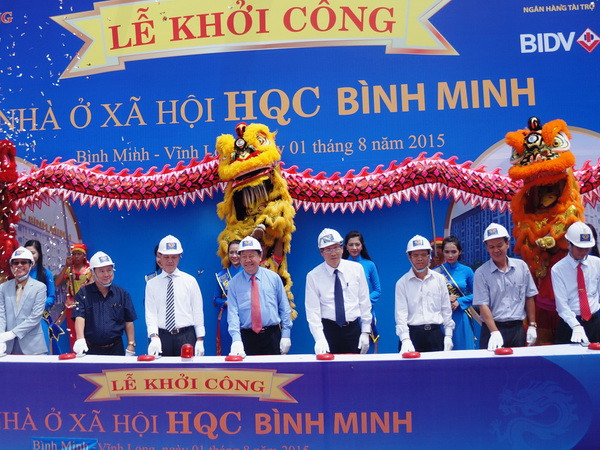 Khởi công dự án nhà ở xã hội lớn nhất Đồng bằng sông Cửu Long ảnh 1