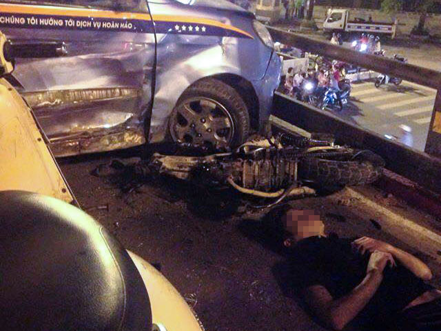 Tiên lượng xấu cho tài xế taxi trong vụ đâm xe liên hoàn ảnh 1
