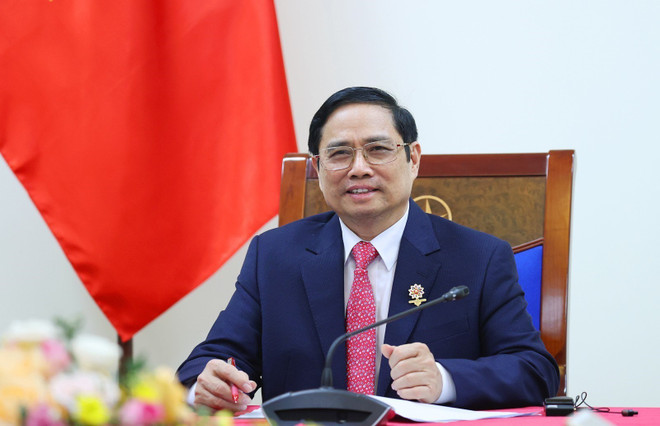 Thủ tướng Phạm Minh Chính. (Ảnh: Dương Giang/TTXVN) Tăng cường các biện pháp cấp bách phòng, chữa cháy rừng ảnh 1