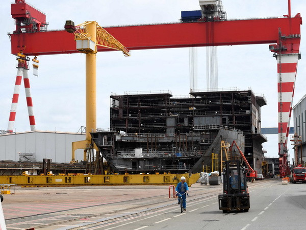 Pháp, Italy tìm giải pháp phân chia sở hữu xưởng đóng tàu STX ảnh 1