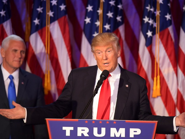Ông Donald Trump phát biểu tại New York ngày 9/11 vừa qua. (Ảnh: AFP/TTXVN) Nếu ông Trump "khai tử" NAFTA, kinh tế Mỹ và Mexico sẽ bị tác động xấu ảnh 1
