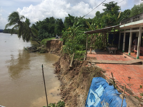 Tiền Giang: Xảy ra trên 50 điểm sạt lở mới từ đầu năm đến nay ảnh 1