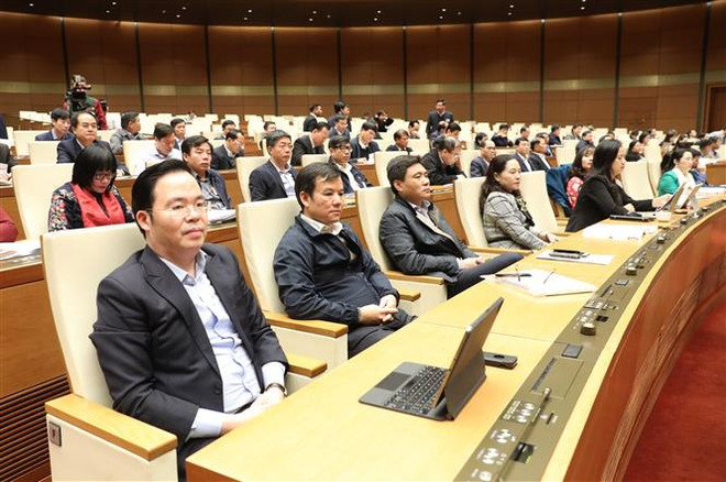 Đại biểu dự hội nghị. (Ảnh: Phương Hoa/TTXVN) Xây dựng lộ trình thực hiện các Nghị quyết Trung ương 6 khóa XIII ảnh 4