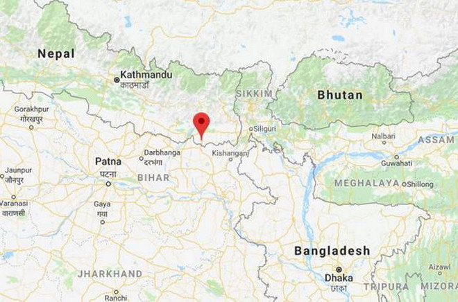 (Nguồn: Google Maps) Một quả bom phát nổ tại khu ngoại giao đoàn của Ấn Độ ở Nepal ảnh 1