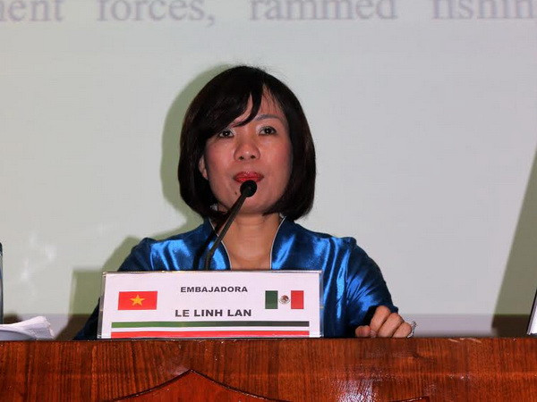 Nói chuyện về tình hình Biển Đông tại Học Viện Quốc phòng Mexico ảnh 1