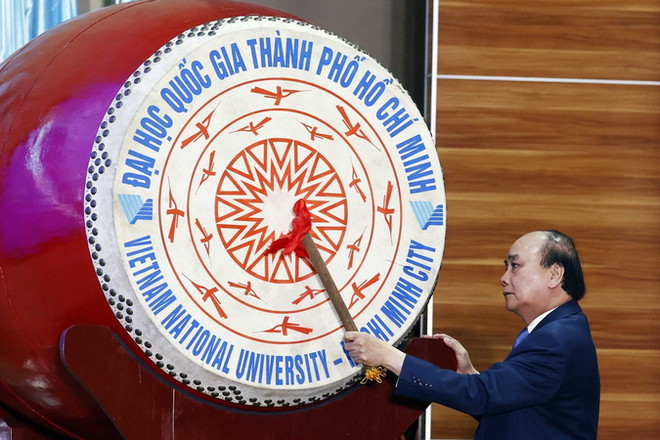 Chủ tịch nước dự Lễ khai khóa 2022 của Đại học Quốc gia TP.HCM ảnh 1