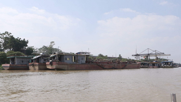 Hà Nội: Bắt nữ giám đốc chỉ đạo khai thác cát với số lượng cực lớn ảnh 1