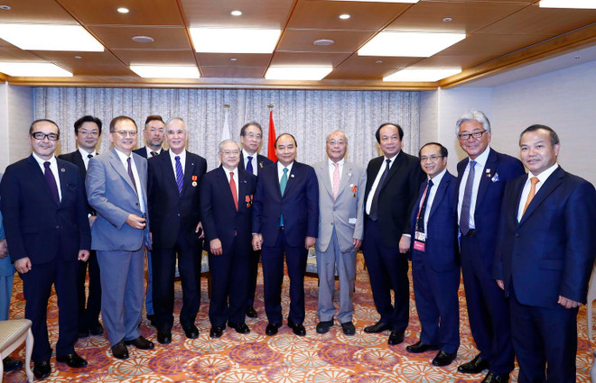 Thủ tướng tiếp lãnh đạo các Hội Hữu nghị Nhật-Việt tại Kansai và Sacai ảnh 2