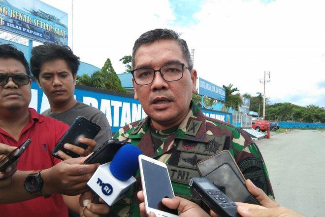 Đại tá Inf Dax Sianturi. (Nguồn: antaranews.com) Indonesia huy động các lực lượng tìm kiếm trực thăng MI-17 mất tích ảnh 1