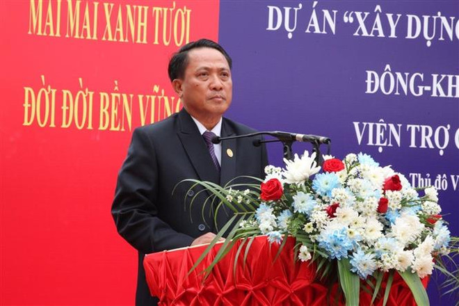 Khánh thành Dự án Học viện Kinh tế-Tài chính Dongkhamxang giai đoạn 3 ảnh 3