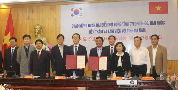 Hà Nam tăng cường hợp tác với tỉnh Gyeonggi-Do của Hàn Quốc ảnh 1