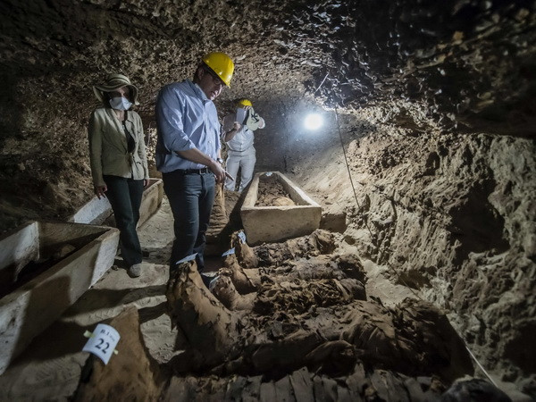 Ai Cập phát hiện các hầm mộ từ thời La Mã cổ đại cách đây 2.000 năm ảnh 1