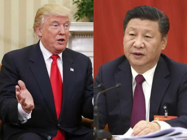 Chủ tịch Trung Quốc Tập Cận Bình và Tổng thống Mỹ Donald Trump. (Nguồn: worldtvnews.co) Trung Quốc tổ chức họp báo về cuộc gặp thượng đỉnh Trung-Mỹ ảnh 1