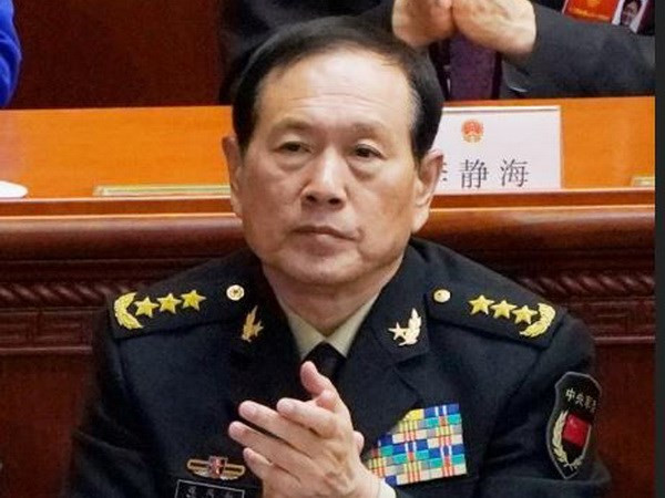 Bộ trưởng Quốc phòng Trung Quốc Ngụy Phượng Hòa. (Nguồn: Reuters) Bộ trưởng Quốc phòng Trung Quốc gặp giới chức quốc phòng Triều và Hàn ảnh 1