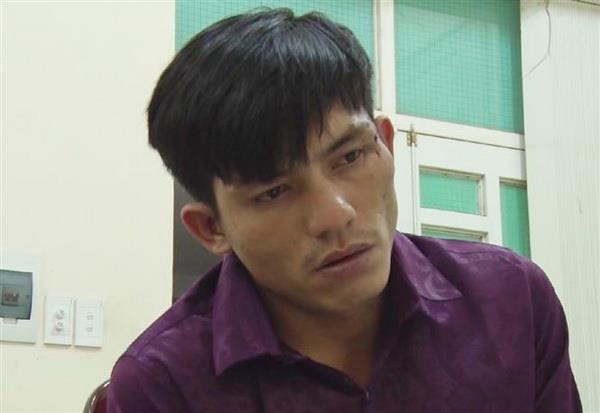 Đối tượng Nguyễn Vũ Hoàng Nam tại cơ quan điều tra. (Ảnh: Sỹ Tuyên/TTXVN) Tuyên án 2 đối tượng cướp tại Trạm thu phí TP.HCM-Long Thành-Dầu Giây ảnh 1
