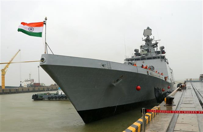 Tàu Hải quân Ấn Độ INS SAHYADRI thăm thành phố Đà Nẵng ảnh 1
