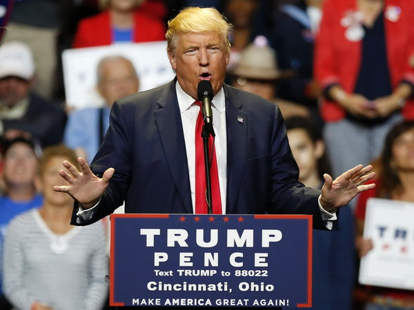Ông Donald Trump đã đắc cử tổng thống Mỹ. (Nguồn: AFP/TTXVN) Bỏ phiếu bầu cho ông Trump: Cử tri Mỹ mơ về một sự thay đổi ảnh 1