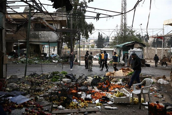 Syria: Hàng chục người thương vong trong vụ nổ tại Afrin ảnh 1