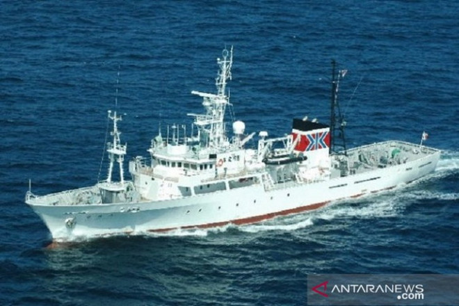 (Nguồn: antaranews) Nhật Bản bàn giao tàu tuần tra Hakurei Maru cho Indonesia ảnh 1