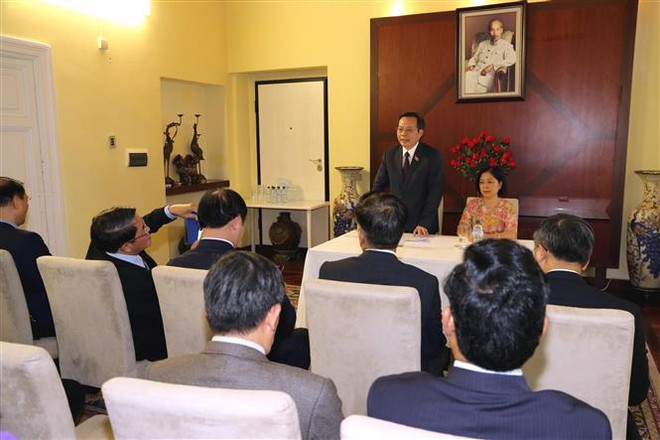 Phó Chủ tịch Quốc hội làm việc với các lãnh đạo Thượng viện Italy ảnh 4