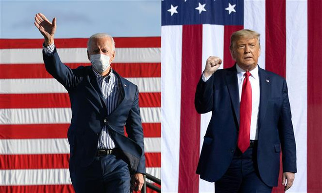 Bầu cử Mỹ 2020: Hai ứng cử viên tổng thống tăng tốc đua nước rút ảnh 1